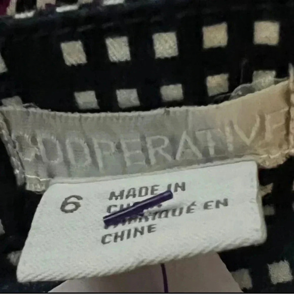 Cooperative Blue and White Pleated Mini Skirt Size 6 - Picture 3 of 3